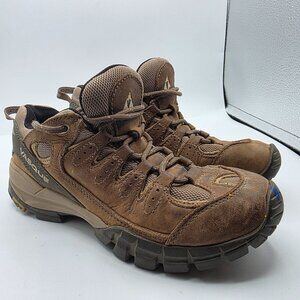 Vasque Mantra Womens Size 7 Brown Hiking Shoes Vibram Sole Camping Outdoors